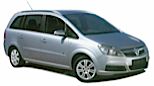 GROUP 7 MPV - eg Vauxhall Zafira Car Hire from only £66.94 per day